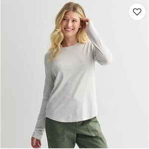 Sonoma Goods For Life® Everyday Long Sleeve Crewneck Tee